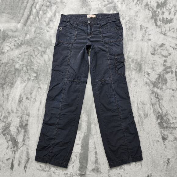 OP Pants - Vintage Y2K OP Pants Womens 5 Juniors Gray Low Rise Straight Leg Outdoors Hiking